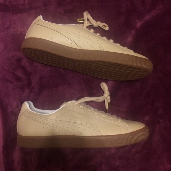 puma clyde veg tan naturel
